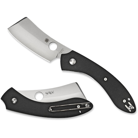 Spyderco 2024 Spyderco Roc G-10 Black Plain SPY-C177GP